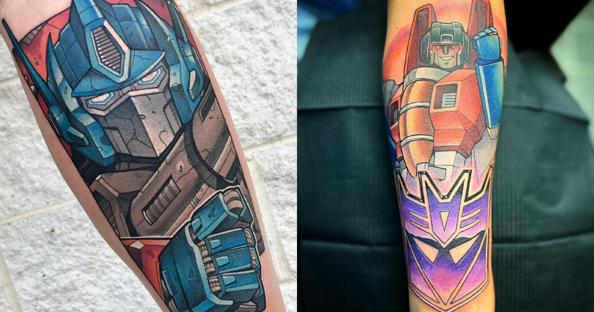 Tattoo uploaded by coltonloving65 • Almost done!#transformers  #transformerstattoo #Autobot #decepticons • Tattoodo